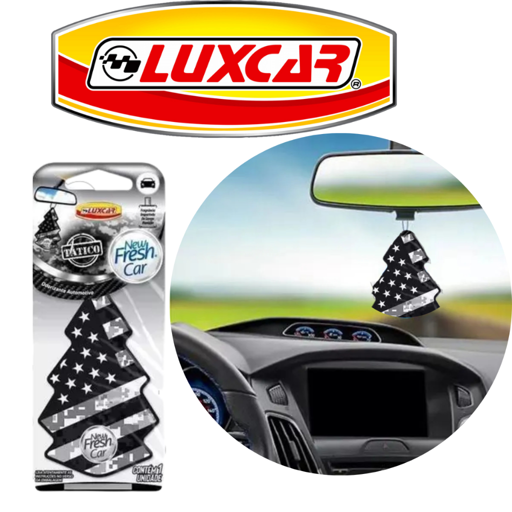 Aromatizante Odorizador Cheirinho de Carro New Fresh Car Luxcar Tático em Oferta na Shopee