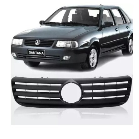 Grade Santana 99 00 01 02 03 04 05 06 Preta em Oferta na Shopee