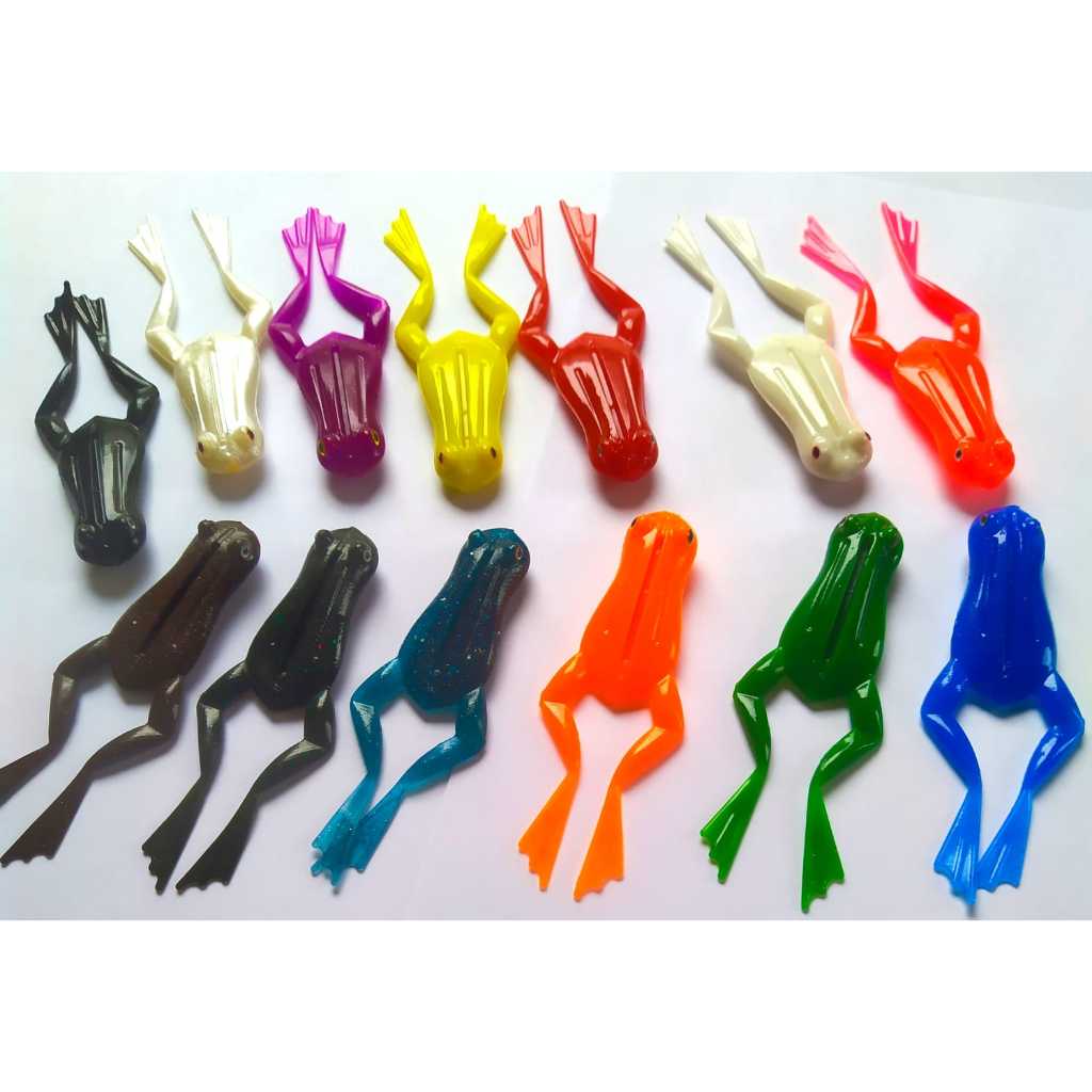 Iscas frog artificial kit com dez unidades