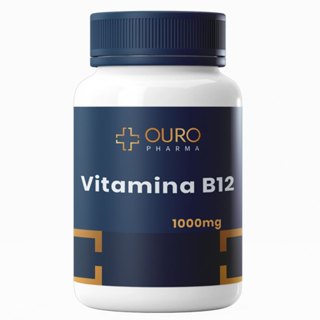 Vitamina B12 1000mcg Metilcobalamina Autêntica 60 ou 120 cápsulas