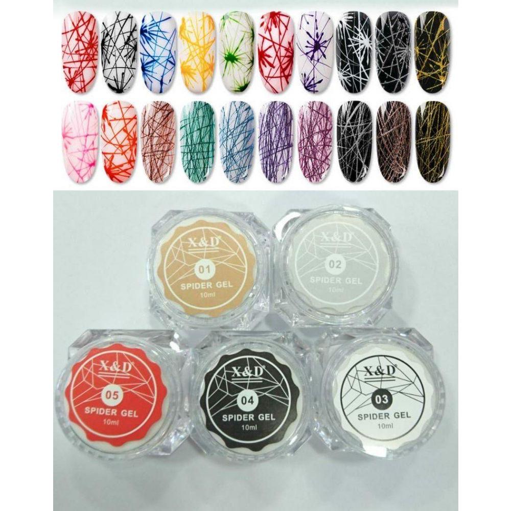 spider gel unhas