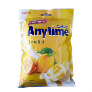 Bala de Menta com Limão Diet Anytime Lemon Mint Sem Açúcar Lotte 74g - Ayame Alimentos