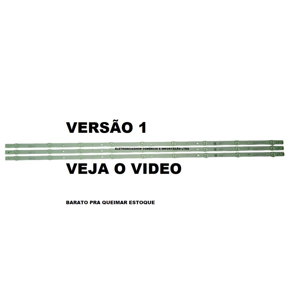 Barra Led 43pfg5813 43s5295 43pff5292 43pfg5195 VERSÂO 1 em Oferta na Shopee