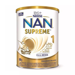 Fórmula infantil em pó sem glúten Nestlé Nan Supreme 1 en lata de 800g - 0 a 6 meses