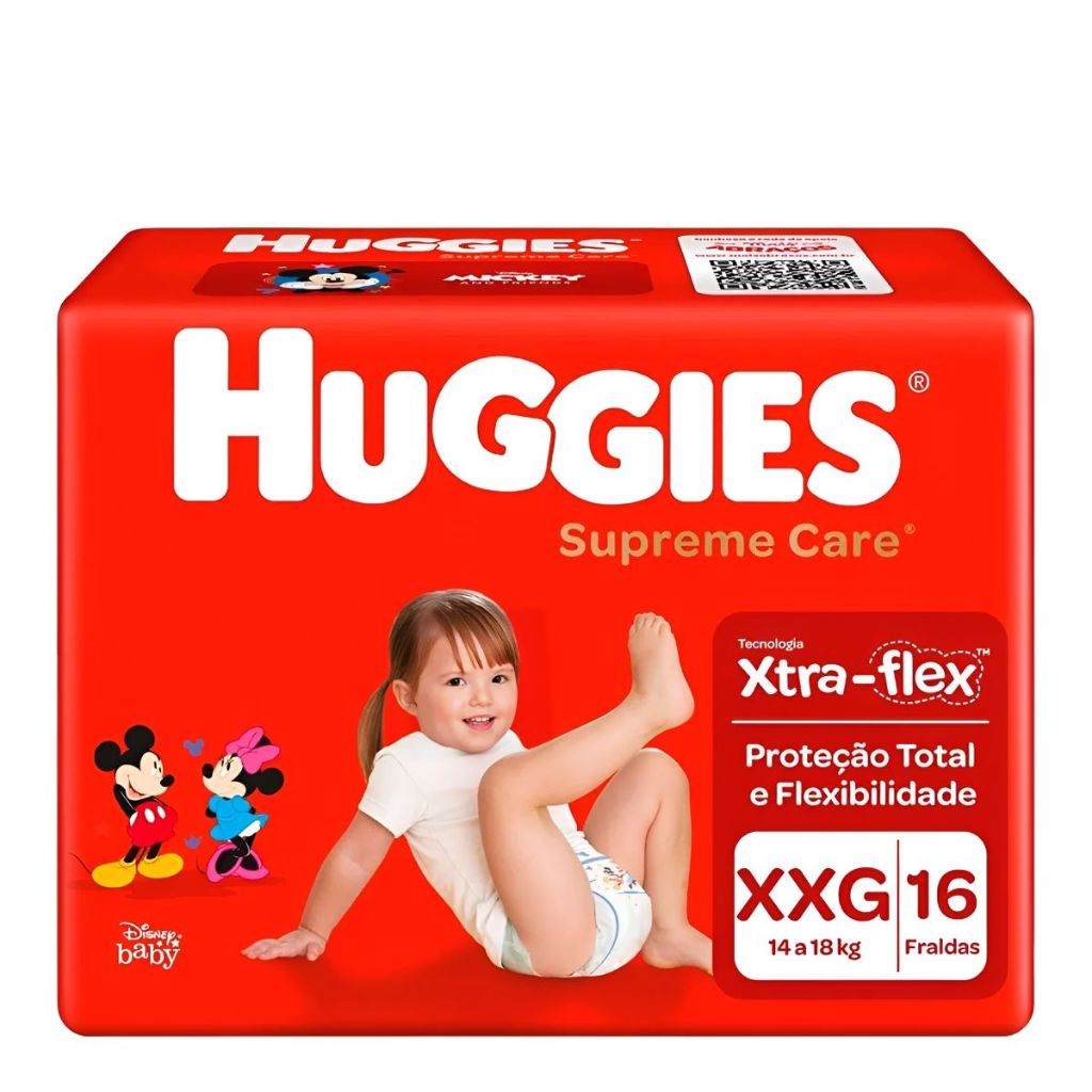 Fralda Huggies Supreme Care Tamanho Descartável I Antil Bebê Huggies Supreme Care