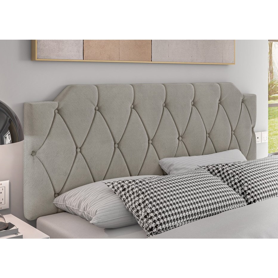 Cabeceira Para Cama Box 1,60 Queen Kelly Suede Varias Cores Presente De Natal