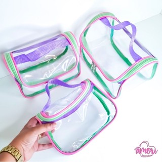 Necessaire Malinha Transparente Organizadora para Maquiagens Cosméticos Viagem