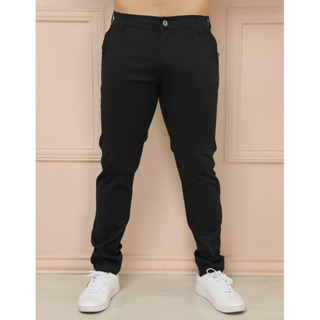 Calça Jeans Masculina  Básica Slim Original Elastano Roupas Masculina em Oferta na Shopee