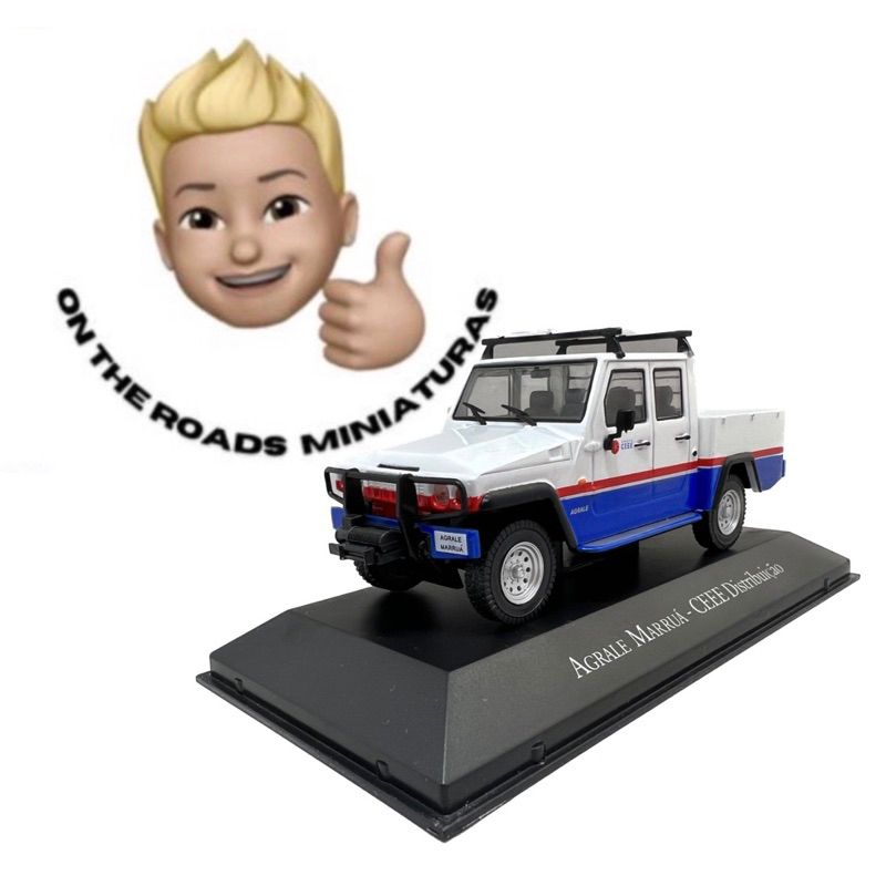 Miniatura Agrale Marrua - CEEE Distribuição 1/43 Veiculos de servico do Brasil