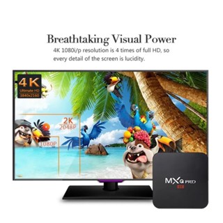 MXQPRO 4K 5G Wi-Fi 128+512 GB 64 RAM Smartv box