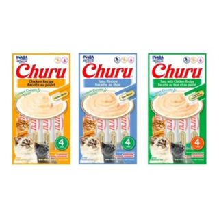 Churu Gatos Petisco Churu Pate pure kit com 3 pacotes