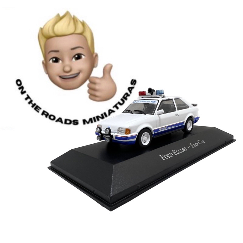 Miniatura Ford Escort Pace Car Veículos De Serviço 1/43