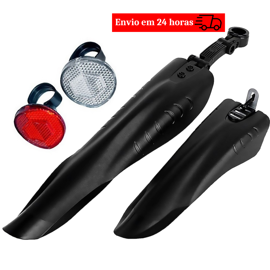 Paralama Bike Aro 26/24/20 Dianteiro e Traseiro Nylon Bicicleta Mtb Par de Refletores em Oferta na Shopee