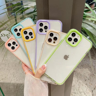 Capa Case Transparente 3 em 1 Para iPhone 14/ 14 Plus/ 14 Pro/ 14 Pro Max Capinha Protetora Silicone