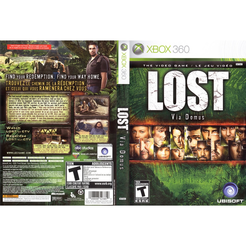 Lost Via Domus P/ XBOX360 (LTU/LT/JTAG/RGH)