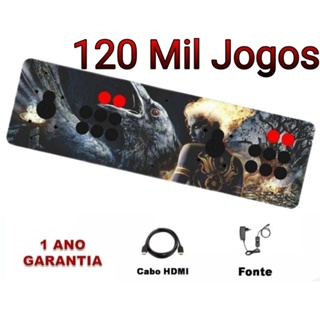 Super Video game Fliperama portatil 120 mil jogos em Oferta na Shopee