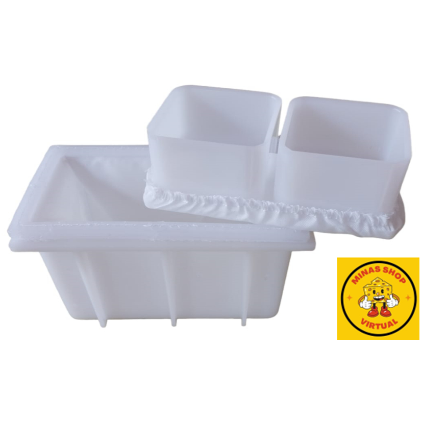 Kit Forma Prato Lanche - Queijo Coalho PL-500 (Marca INJESUL) em Oferta na Shopee