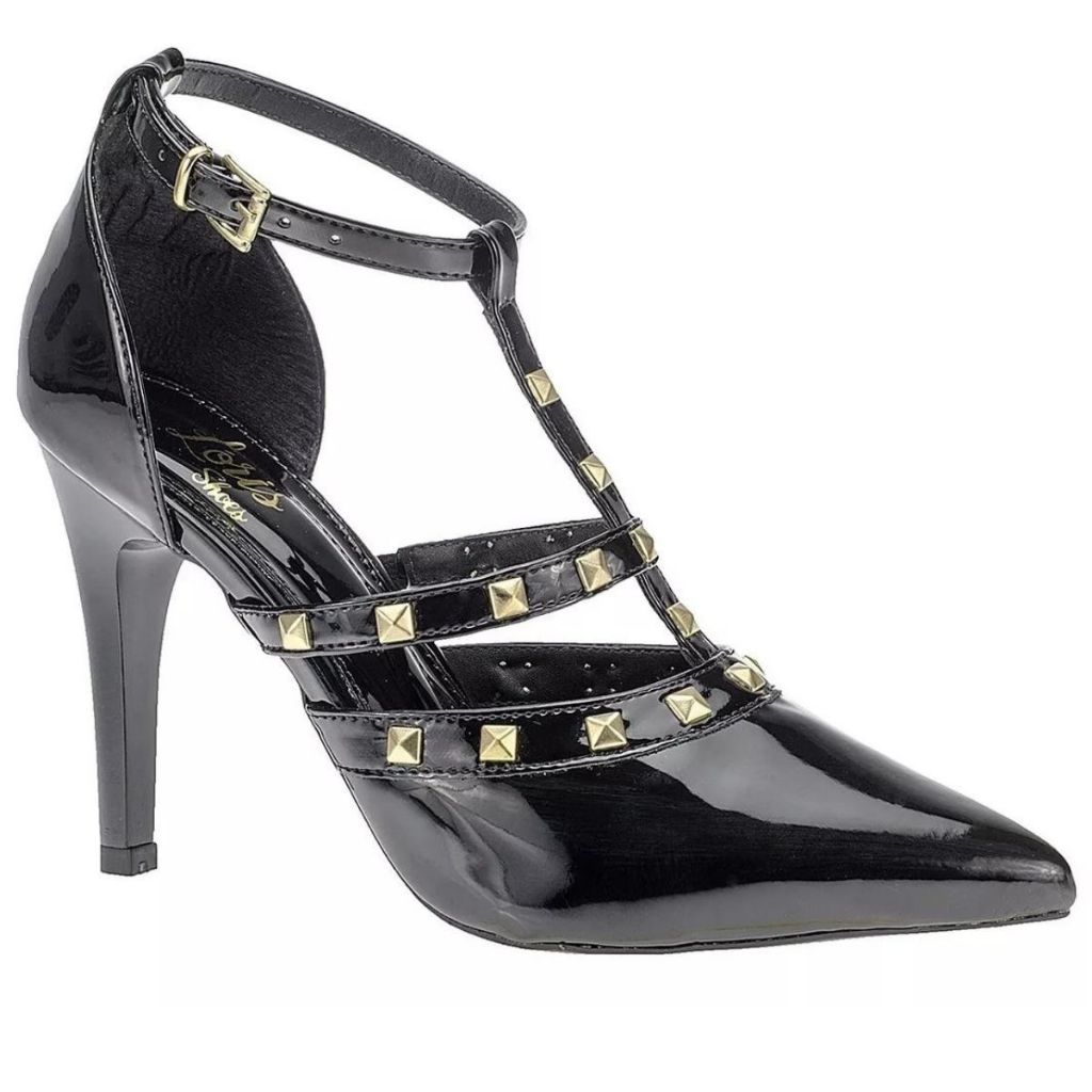 Scarpin Feminino Bico Fino Sapato Salto Alto Spaike Moda Confort-004