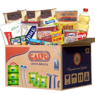 Cesta Básica Completa Alimentos E Higiene 33 Itens Doação