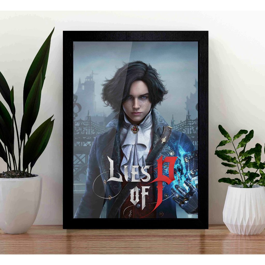 Quadro Lies of P A3 com Acrílico Na Frente (Tamanho 45.5 X 33 Cm) Quadro Gamer