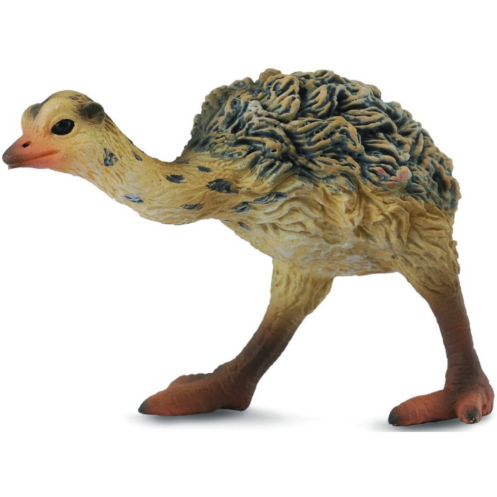 Figura Colecionável Collecta - Filhote de Avestruz - 6cm comprimento - cód 88461