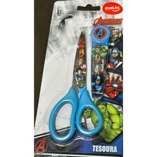 Tesoura Escolar Com Capa Protetora Vingadores Molin em Oferta na Shopee