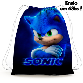 10 mochilinhas sacolinha sonic kit festa de aniversário (envio rápido) 2 em Oferta na Shopee