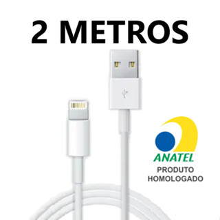 CABO PARA IOS USB DE CARREGAMENTO RÁPIDO DADOS DE 2 METROS PARA IOS