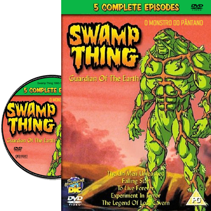 dvd série Monstro do Pântano 1990-1991 Desenho Clássico