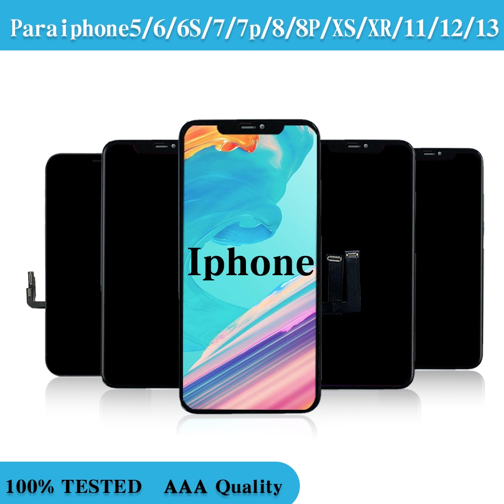HD VIVID Display Para Iphone 7plus 8plus X XR XS 11 12 Pro Max Frontal Tela Incell Lcd