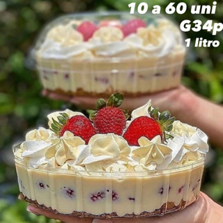 10~60  EMBALAGEM MINI COLOMBA C/ TAMPA PARA MOUSSE SALADA G34P GALVANOTEK 19X14,5X8,2CM em Oferta na Shopee