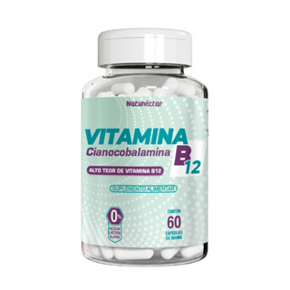 Vitamina B12 - Cianocobalamina 500mg 60 CAPS - Natunéctar