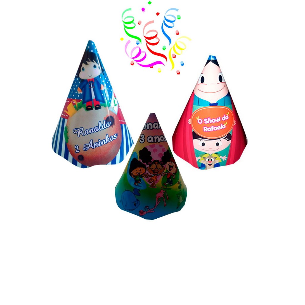 15 Chapéu de Aniversário Personalizado