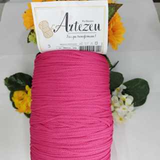 Fio Nautico 4mm Poliéster premium Croche, macrame, amigurumi - 800g com 320 Metros varias cores em Oferta na Shopee