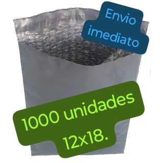 Envelope de segurança com bolha 12x18 com 1000 unidades 50 micras, Excelente qualidade e Envio Imediato.