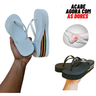 Havaianas High Fashion Plataforma Salto CHINELO ESTILO HAVAIANAS