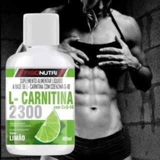 L Carnitina 2300mg 480ml - Extra Forte E Concentrada - Fórmula Avançada Liquid Fast