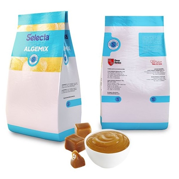 Saborizante  em Pó  DOCE DE LEITE P/ Sorvete, Picolé, Comestíveis -  ALGEMIX 1kg  Selecta em Oferta na Shopee