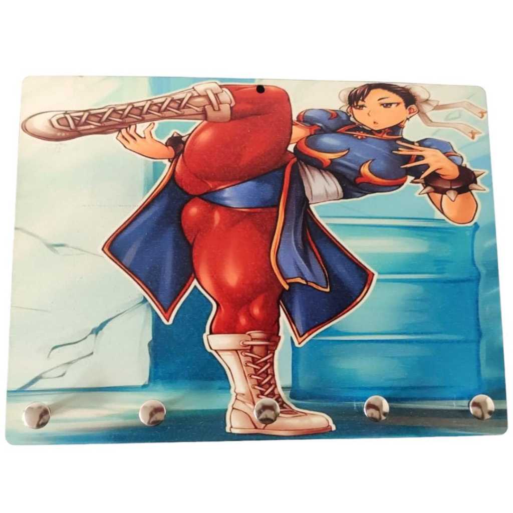 Porta Chaves Anime 15cm X 20cm com chaveiros
