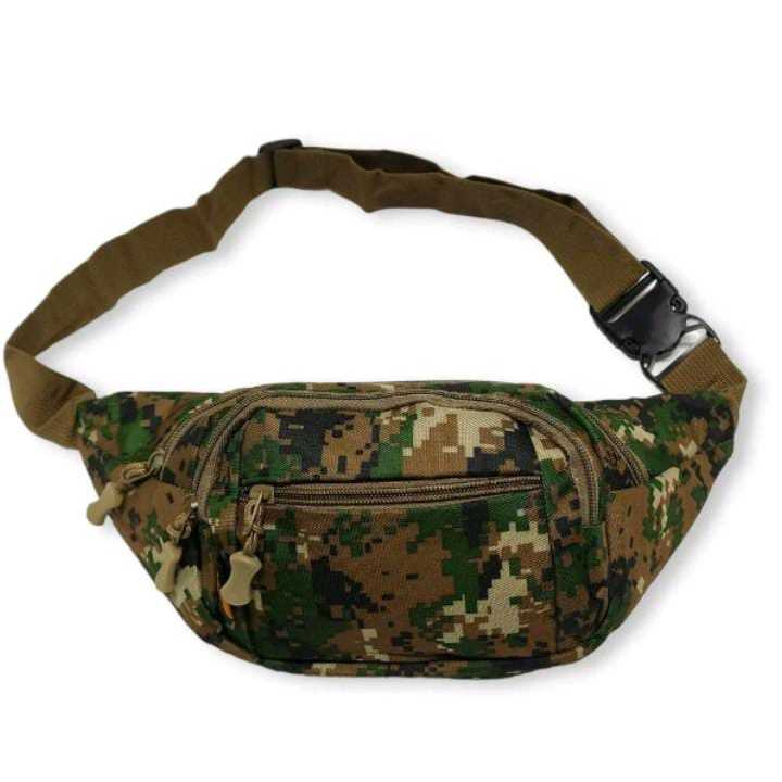Pochete Camuflado Multiuso Unissex Motoboy Tiracolo Ajustável Cintura em Oferta na Shopee