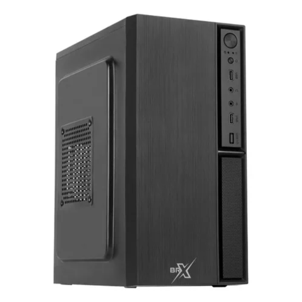 Gabinete BRX Micro Atx Sem Fonte F02 Preto Computador