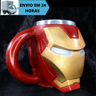 Caneca/Copo Homem de Ferro - Iron Man 3D Resina em Oferta na Shopee