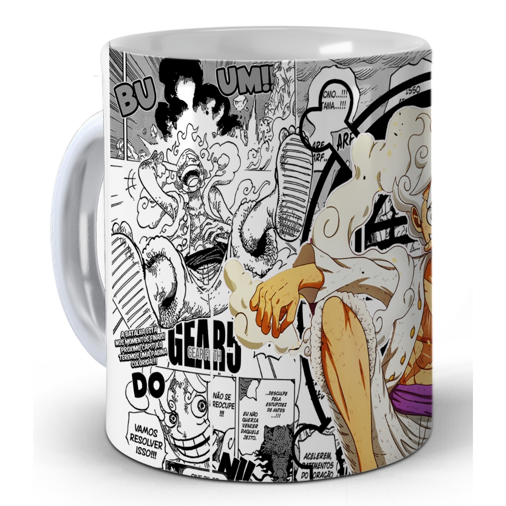Caneca Luffy Gear 5 - One Piece em Oferta na Shopee