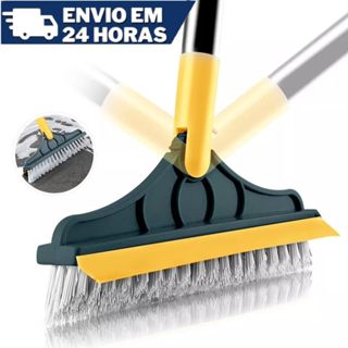 Escova 2 Em 1 Vassoura Rodo Gap Limpeza Esfregão Mop Limpa em Oferta na Shopee