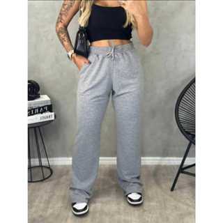 Calça Pantalona Moletinho calça estilosa moderna para usar em qualquer ocasiao.