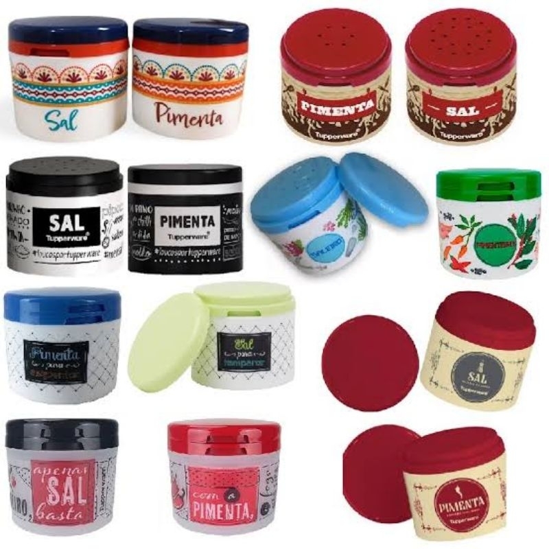 Saleiro / Pimenta / Canela / de mesa Tupperware