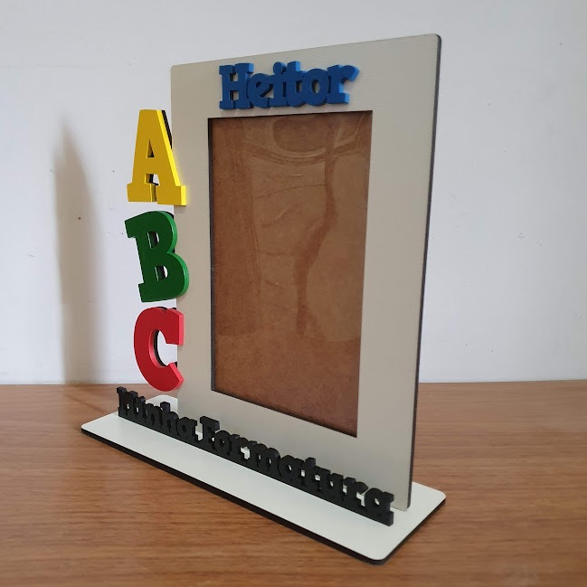 Porta Retrato Formatura ABC - Personalizado - Foto 10x15cm — imagem 2 de 2