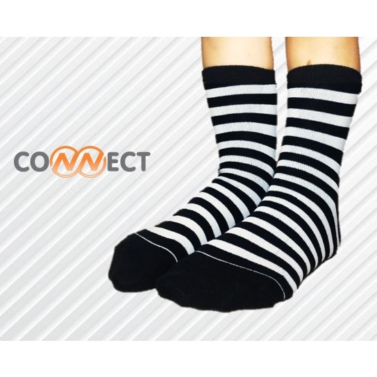 Meia Cano Alto Listrada em Oferta na Shopee