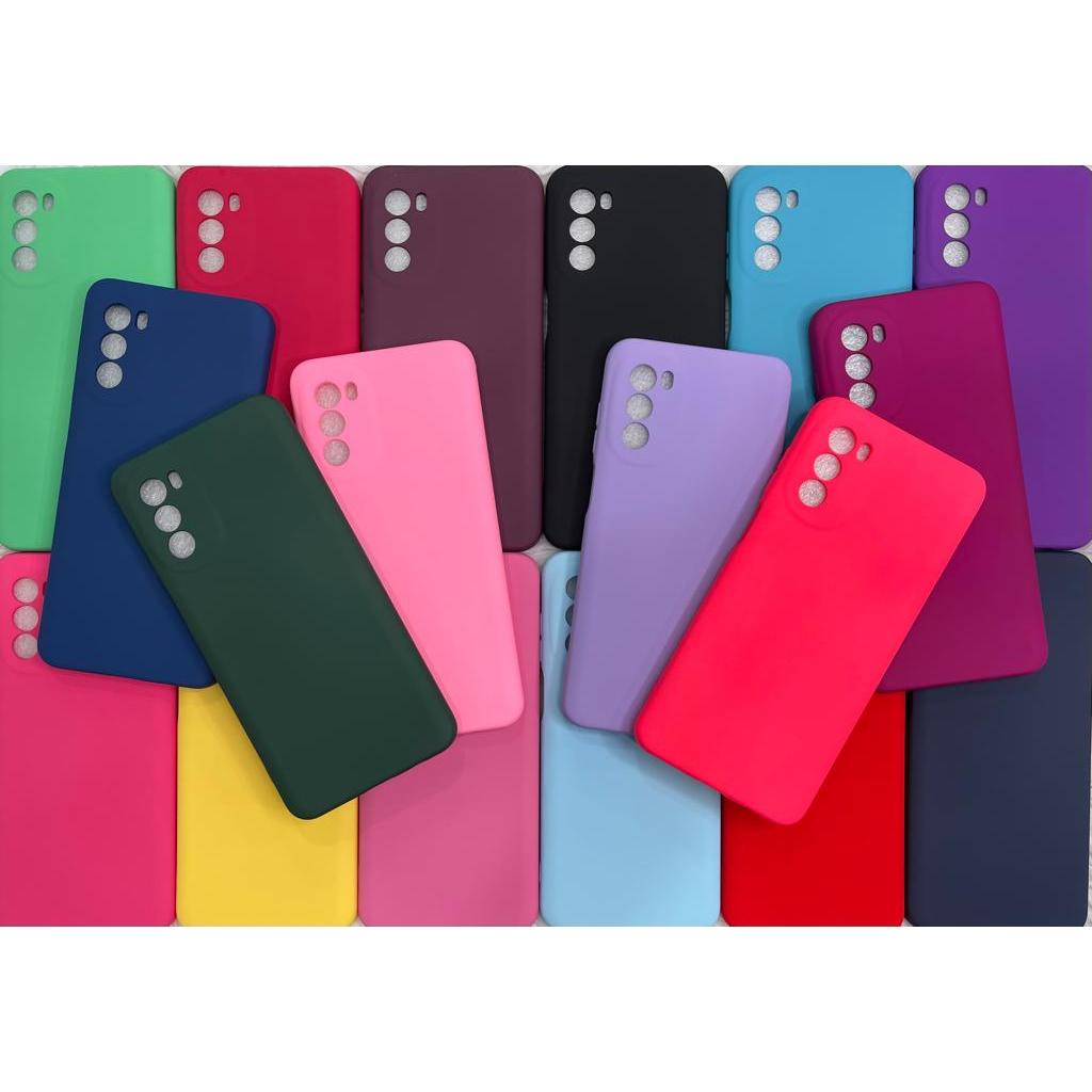 Kit Protetora Capa de Celular - G52 / G82 5g - Motorola Silicone Aveludado Capinha Case