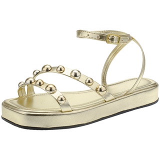 Sandalia Fem Flatform Meia Esfera Moda Conforto em Oferta na Shopee